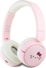 HelloKitty Słuchawki nauszne Hello Kitty Face Logo Bluetooth Ružový