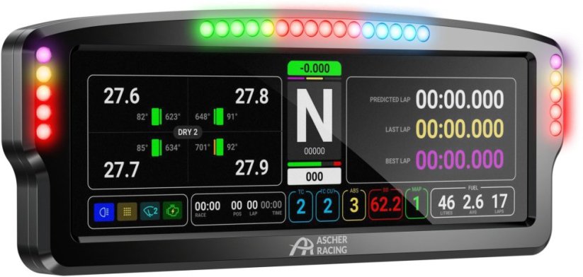 Ascher Racing Dashboard GAJO-1257 (76080089)