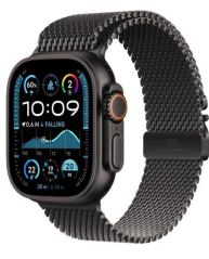 Apple Watch Ultra 2 GPS + Cellular 49mm  Titanium Case Milanese Loop Black (MX5U3RB/A)