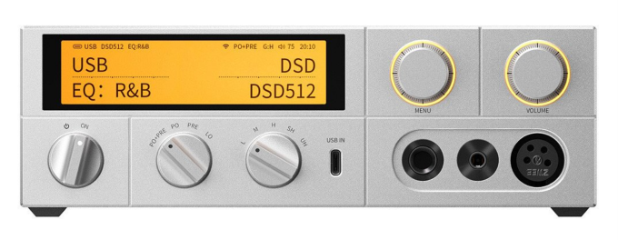 FiiO K17 - strieborný - Slúchadlový zosilňovač s DAC a Streamerom