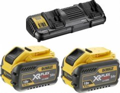 Dewalt DEWALT.Sada FLEXVOLT 2x9.0Ah + Nabíjačka PODWÓJNA 4A DCB132X2-QW