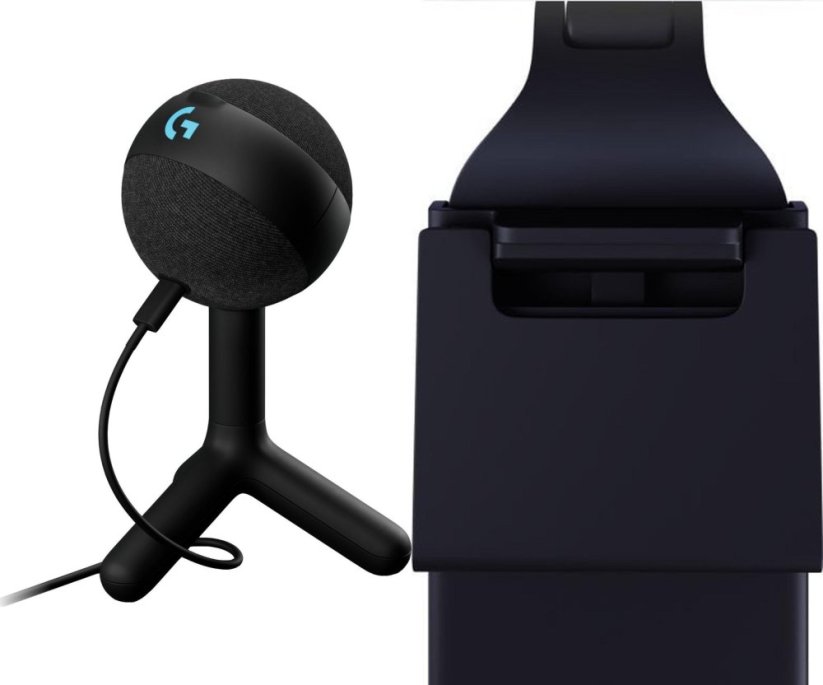 Logitech G Yeti Orb czarny (988-000551) + Lampa Litra Glow