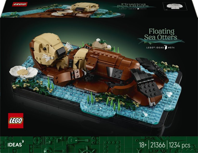 LEGO Ideas Plávajúce vydry (21366)