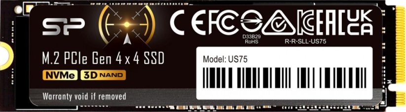 Silicon Power US75 1TB M.2 2280 PCI-E x4 Gen4 NVMe (SP01KGBP44US7505)