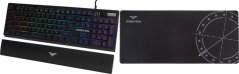 PREYON Klawiatura Preyon Long Claw Alpha (PLCA104B) + Podkładka gamingowa Preyon Falcon Speed XL (PFS90)