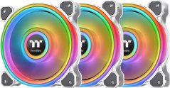 Thermaltake Riing Quad 12 RGB TT Premium Edition 3-pack + HUB biele (CL-F100-PL12SW-A)