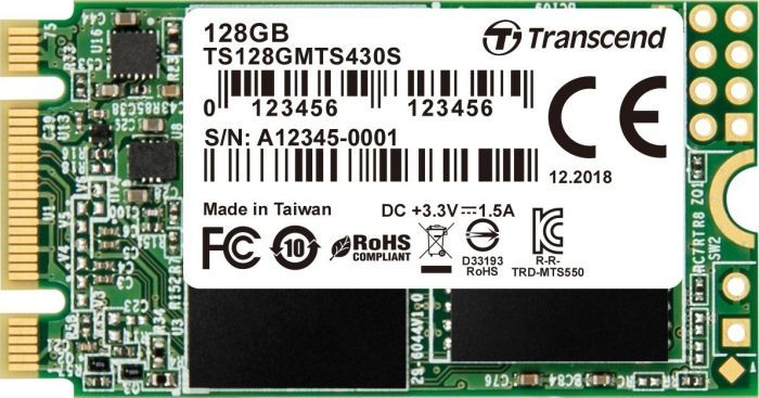Transcend 430S 128GB M.2 2242 SATA III (TS128GMTS430S)