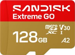 SanDisk Extreme GO MicroSDXC 128 GB Class 10 UHS-I/U3 A2 V30 (SDSQXGN-128G-GN6MN)