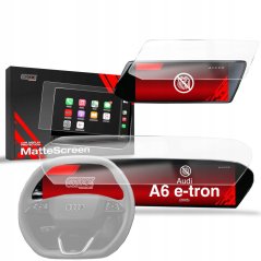 GrizzGlass Folia matná GrizzGlass CarDisplay Protection do Audi A6 e-tron 14,5" (2025) [2w1]