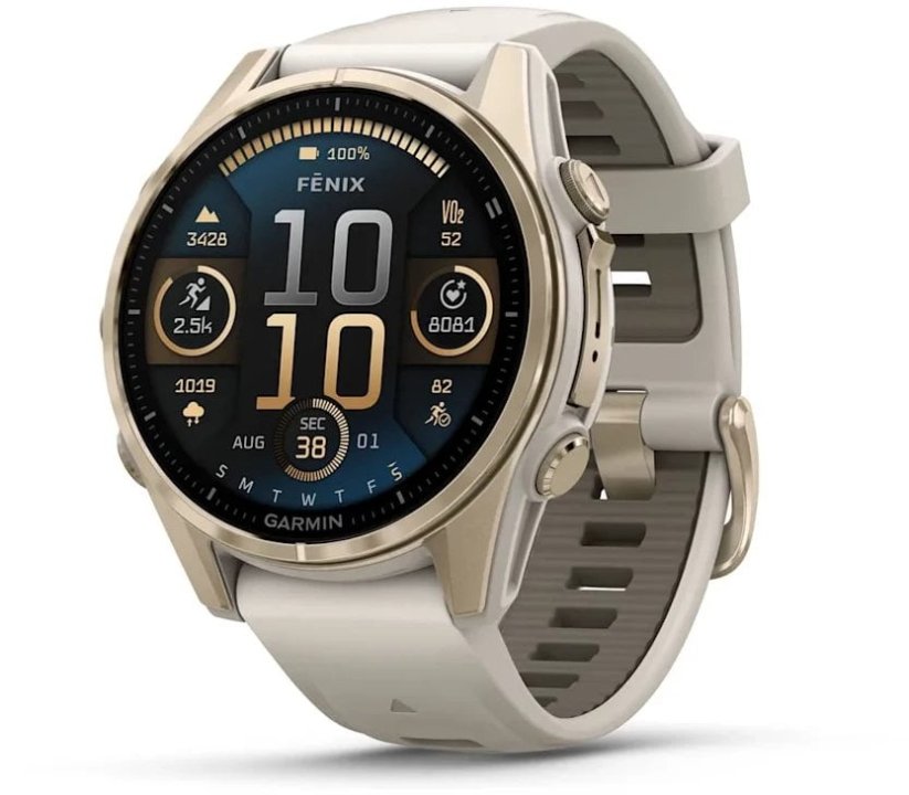 Garmin Fenix 8 Sapphire Soft Gold AMOLED Bežový (010-02903-11)