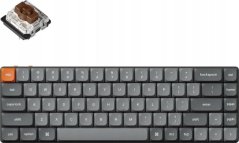 Keychron Keychron K7 Max QMK/VIA Wireless Custom Mechanical Keyboard White Backlight / Low Profile Gateron Mechanical / Brown