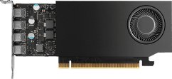 PNY PNY NVIDIA A1000 8GB GDDR6 128-bit Low Profile PCIe 4.0 x8 Single slot 4 x Mini DisplayPort 1.4a 50W LP bracket 4 x mDP to DP adapter retial