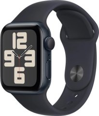 Apple Watch SE GPS 40mm Midnight Alu Sport S/M Čierny  (MXE73QN/A)