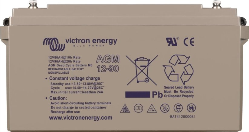 Victron Energy Victron Energy akumulátor AGM Victron Energy 90Ah 12V