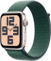 Apple Watch SE GPS 40mm Starlight Alu Sport Loop Zelený  (MXEH3QF/A)