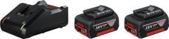 Bosch Professional 2x 4.0Ah + GAL 18V-40 (1600A019S0)