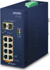Planet PLANET Industrial 8-Port GE 802.3at PoE + 2 100/1000X SFP