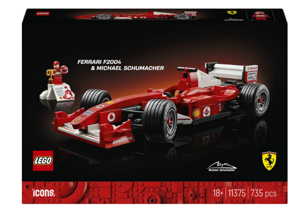 LEGO Icons Ferrari F2004 i Michael Schumacher (11375)