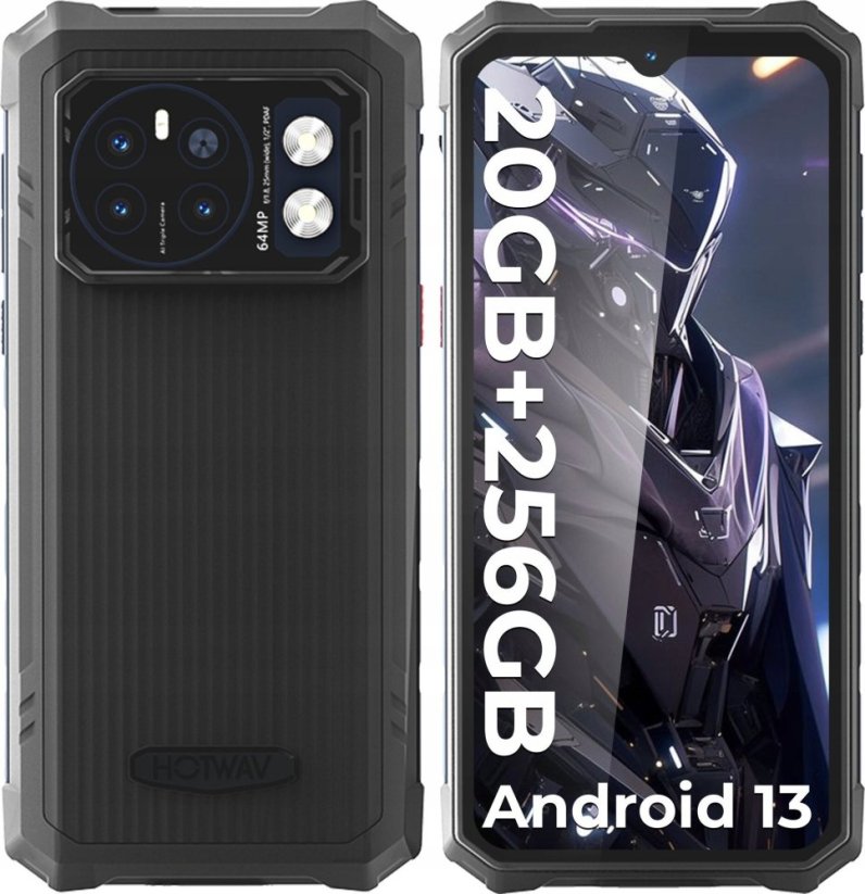 Meizu Smartfon HOTWAV Cyber 13 Pro - 6.6'' 12+8/256GB Čierny