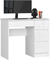 Fabryka Mebli Akord A-7 biele z połyskiem 90 cm x 50 cm
