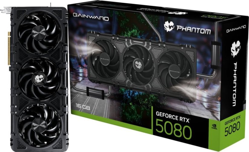 Gainward GeForce RTX 5080 Phantom 16GB GDDR7 DLSS4 (NE75080019T2-GB2030P)