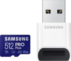 Samsung PRO Plus 2021 MicroSDXC 512 GB Class 10 UHS-I/U3 A2 V30 (MB-MD512KB/WW)