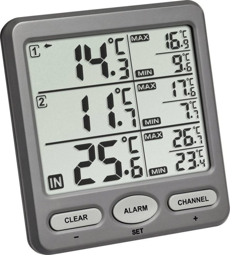 TFA TFA 30.3062.10 Trio Wireless Thermometer - 30.3062.10