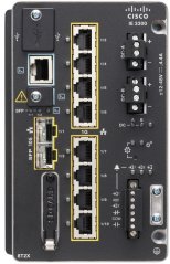 Cisco Cisco Catalyst IE-3300-8T2X-E łącza sieciowe Zarządzany L3 Čierny