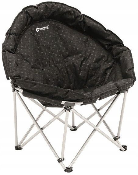 Garden4You Turistické kreslo z poduszką Outwell Casilda XL 470465 Čierna
