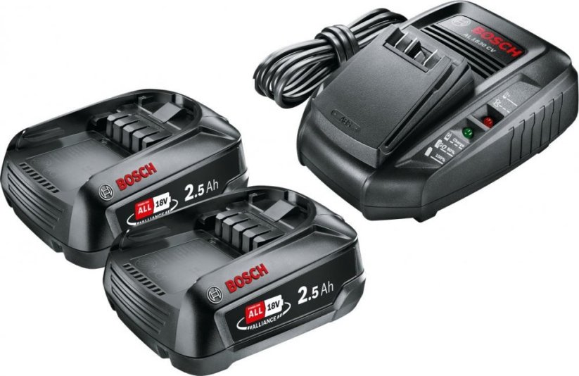 Bosch Sada 2xPBA 2,5Ah + Nabíjačka AL1830