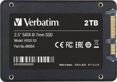 Verbatim SSD 2TB Verbatim Vi550 S3 Phison 2,5" (6.3cm) SATAIII intern