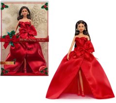 Mattel Signature Świąteczna Lalka Kolekcjonerska 2026 szatynka w czerwonej (JJX67)