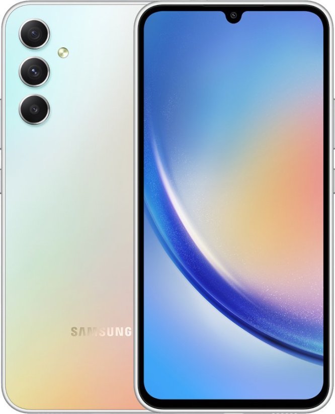 Samsung Galaxy A34 5G 8/256GB strieborný  (SM-A346BZSEEUE)