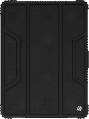 Nillkin Nillkin Bumper Leather Case Pro Pancerne Etui Smart Cover Z Osłoną Na Fotoaparát I Podstawką Ipad 10.2'' 2020 / Ipad 10.2'' 2019 Čierny