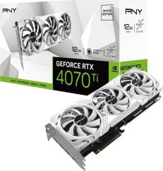PNY GeForce RTX 4070 Ti Verto White