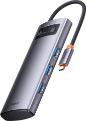 Baseus 1x USB-C  + 4x USB-A 3.0 (WKWG070013)