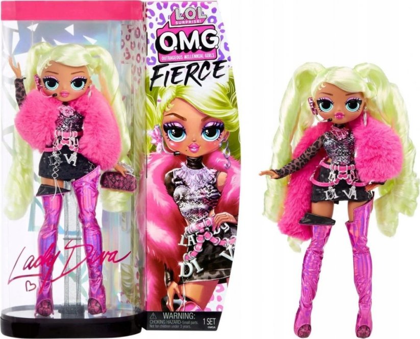 MGA LOL Surprise 707 OMG Fierce Dolls Dámy Diva (585275)