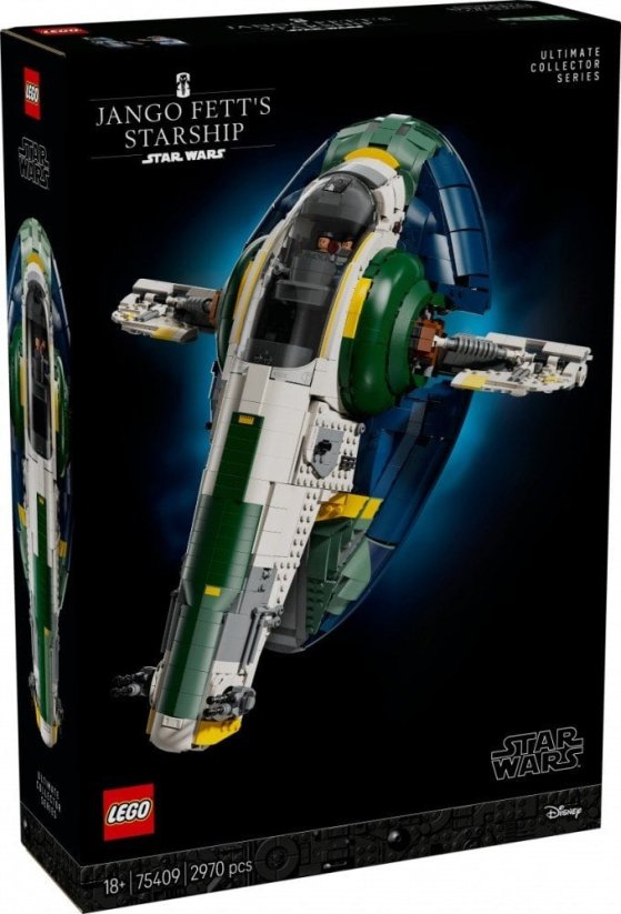 LEGO Kocky star wars 75409 patrolowiec typu firespray jango fetta