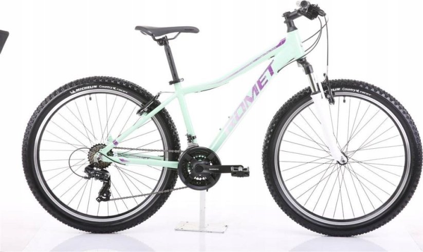 Romet Dviratis Romet Jolene 6.1 2024 green-violet-19" / L (Dydis: 19" / L)