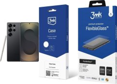 Samsung Galaxy S25 Ultra 5G 12/512GB Czarny (SM-S938BZK) + FlexibleGlass + Etui Clear Case