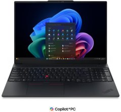Lenovo ThinkPad E16 Gen 4 16" Ultra 5 325U, 16GB, 512GB, Win 11 Pro - Notebook, Black | 16-inch/ IPS/ 2560 x 1600 | Intel Core Ultra 5 325U | 16 GB | 512 GB | Intel Graphics | Windows 11 Pro (21YC000BMX)