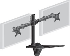 iiyama Stoján na 2 monitory 10" - 30" (DS1002D-B1)