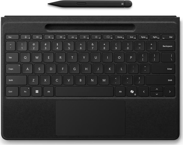 Microsoft Surface Pro Flex Keyboard mit Slim Pen [D-E] Schwarz mit Bluetooth  mit Copilot Button/ nur solange der Vorrat reicht