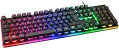 Deltaco Deltaco DK220 Gaming Keyboard Membrane RGB Black