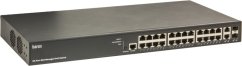 Barox Barox RY-LGSP23-26/370 łącza sieciowe Zarządzany L2/L3 Gigabit Ethernet (10/100/1000) Obsługa PoE 1U Čierny