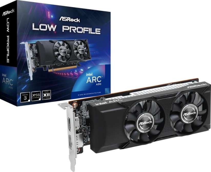 ASRock Arc A310 Low Profile 4GB GDDR6 (A310 LP 4G)