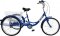 Enero Bicykel 3-kolesový 24" rehabilitačný 6-rýchlostný Modrý