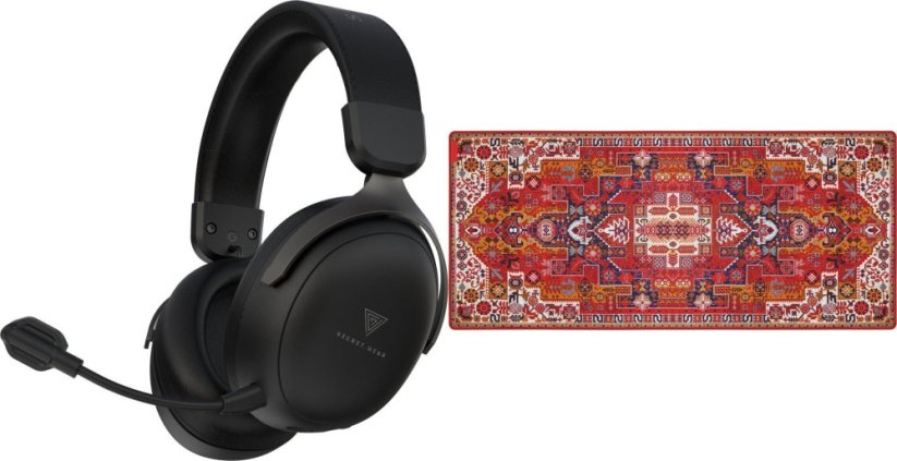Secret Gear Headphone SX1 Black + Podkładka Secret Gear Carpet Diem XD-2