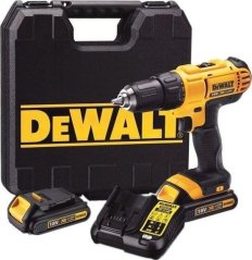 Dewalt Cordless drill DEWALT DCD771S2-QW, max. torque 42 Nm, 18 V, 2 x 1.5 Ah batteries