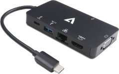 V7 USB-C (V7UC-U3CRJ45HDVG-BLK)
